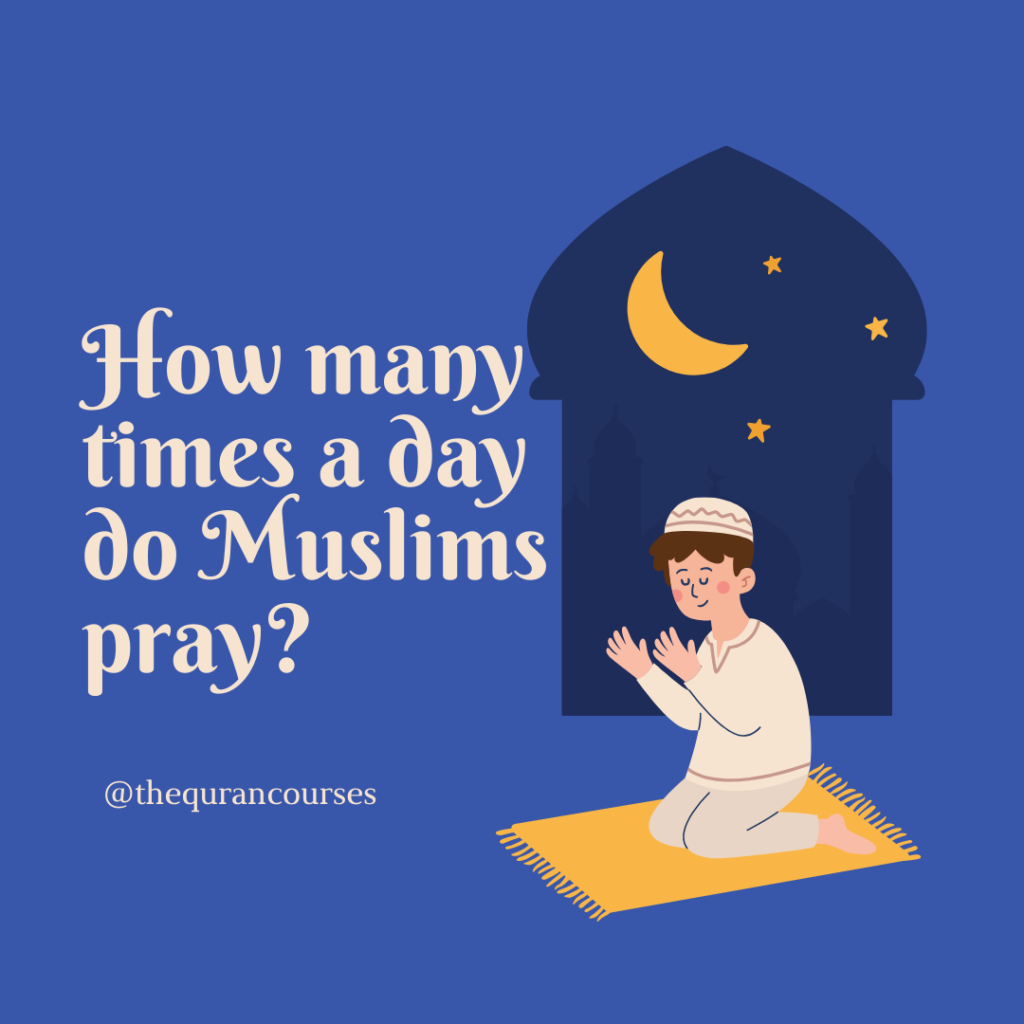 How many times a day do Muslims pray