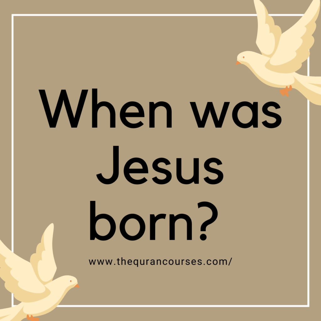 When was Jesus born