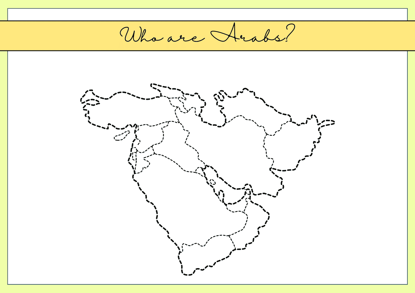 WHO ARE THE ARABS visual data 3