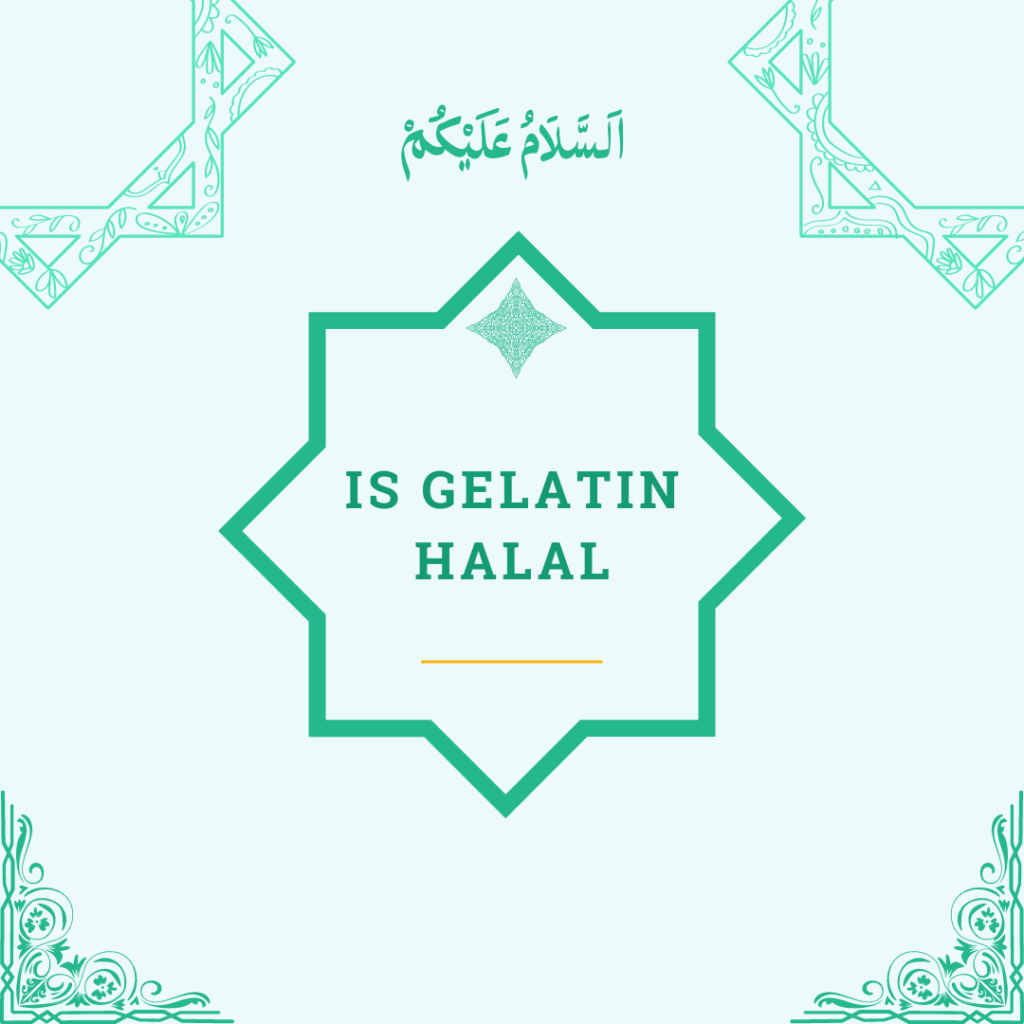 Is Gelatin halal