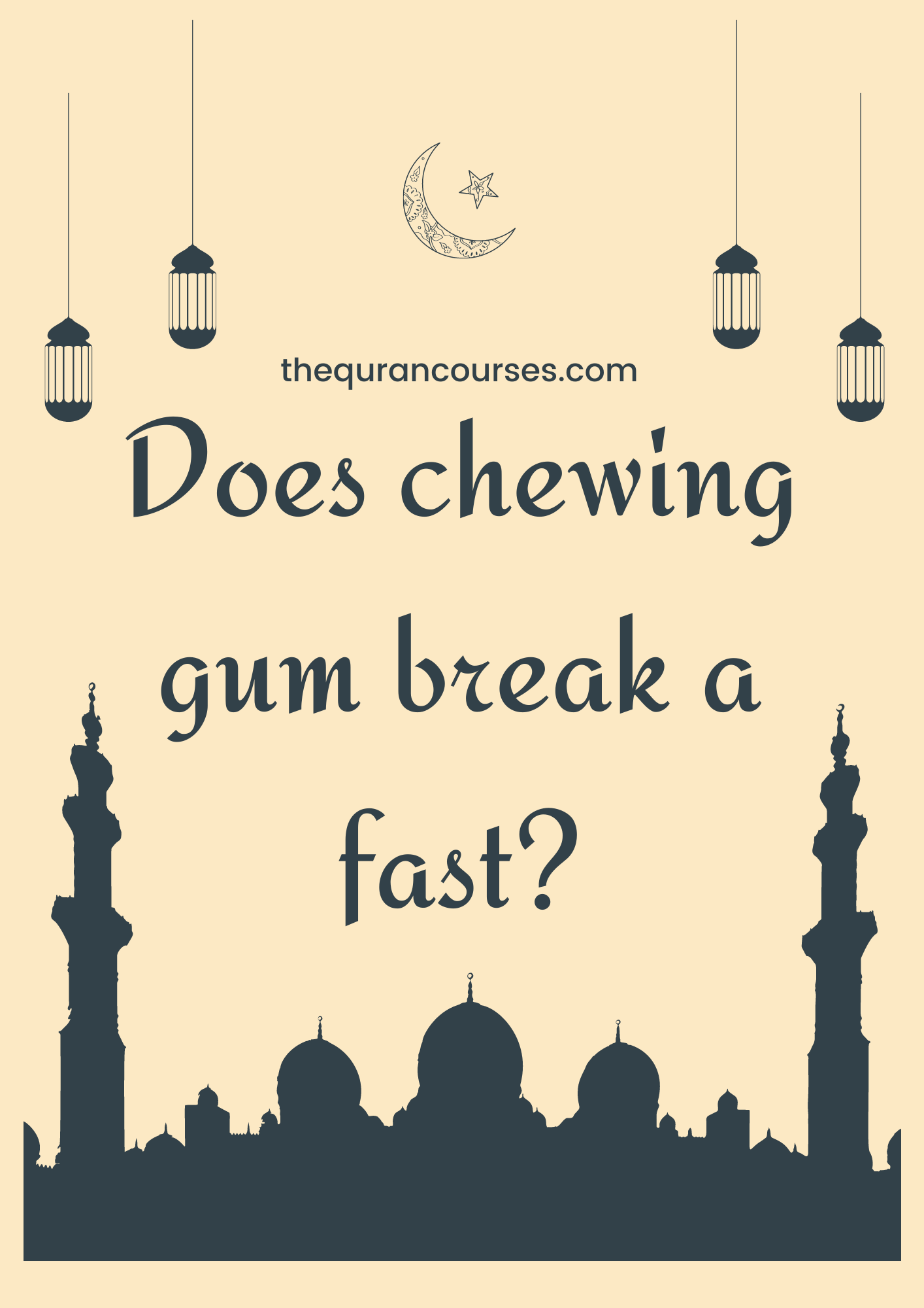 Does chewing gum break a fast