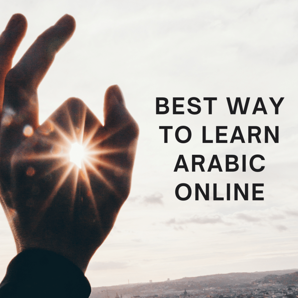 Best way to learn Arabic online